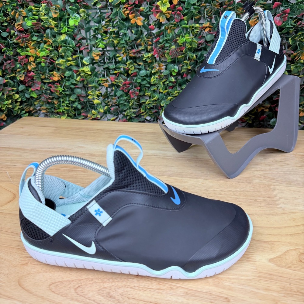 Nike Air Zoom Pulse Black Light Blue Medical Nursing Shoes CT1629-001 Mens 6.5